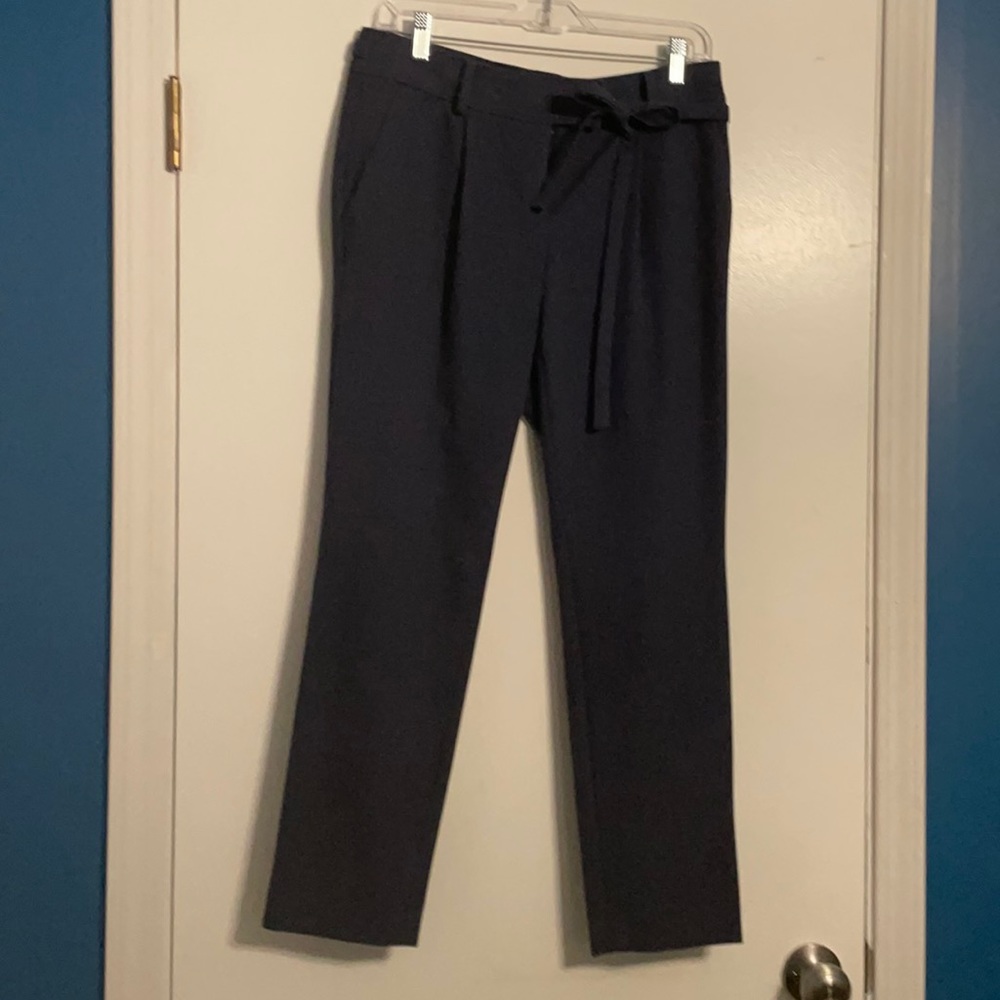 Loft pants with tie waist